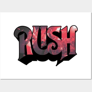 Rush Red & Black Posters and Art